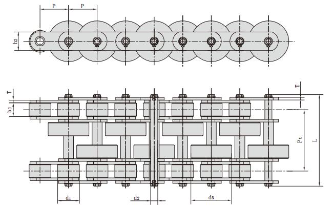P100F316-2_<font color='red'>鋼廠</font>用輸送鏈 鋼