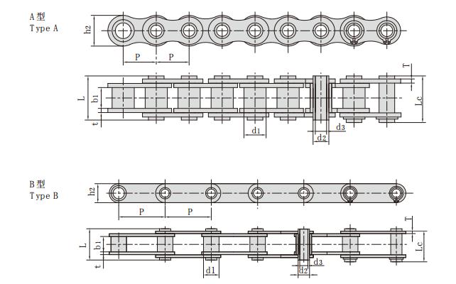 C2050HPSS_不銹鋼空心銷軸鏈
