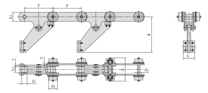 <font color='red'>M160</font>F53SR2-S-160_汽車(chē)生產(chǎn)線鏈