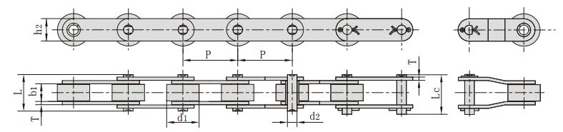 <font color='red'>C2082</font>_雙節距大滾子輸送鏈
